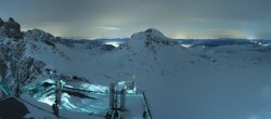 Archiv Foto Webcam Dachstein Gletscher: Panoramablick von der Bergstation 00:00