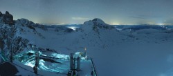 Archiv Foto Webcam Dachstein Gletscher: Panoramablick von der Bergstation 02:00