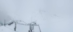 Archiv Foto Webcam Dachstein Gletscher: Panoramablick von der Bergstation 09:00