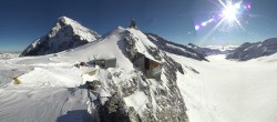 Archiv Foto Webcam Jungfraujoch-Panorama, Berner Oberland 09:00