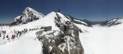 Archiv Foto Webcam Jungfraujoch-Panorama, Berner Oberland 11:00