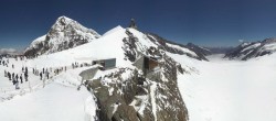 Archiv Foto Webcam Jungfraujoch-Panorama, Berner Oberland 13:00