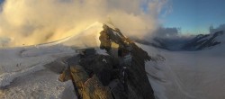 Archived image Webcam Panoramic View, Jungfraujoch 19:00