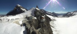 Archiv Foto Webcam Jungfraujoch-Panorama, Berner Oberland 09:00