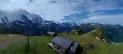 Archived image Webcam Top Station Lauberhorn, Grindelwald 01:00