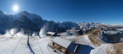 Archived image Webcam Top Station Lauberhorn, Grindelwald 09:00