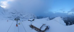 Archiv Foto Webcam Kleine Scheidegg-Lauberhorn, Grindelwald 07:00