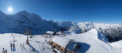 Archiv Foto Webcam Kleine Scheidegg-Lauberhorn, Grindelwald 09:00