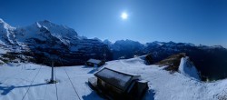 Archiv Foto Webcam Kleine Scheidegg-Lauberhorn, Grindelwald 01:00