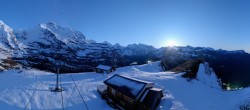 Archiv Foto Webcam Kleine Scheidegg-Lauberhorn, Grindelwald 03:00