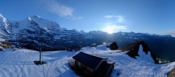 Archiv Foto Webcam Kleine Scheidegg-Lauberhorn, Grindelwald 03:00