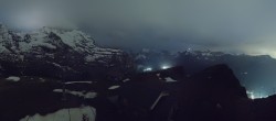 Archiv Foto Webcam Kleine Scheidegg-Lauberhorn, Grindelwald 01:00