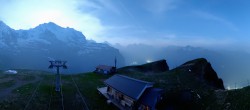 Archiv Foto Webcam Kleine Scheidegg-Lauberhorn, Grindelwald 23:00