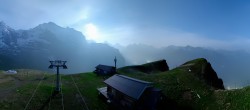 Archiv Foto Webcam Kleine Scheidegg-Lauberhorn, Grindelwald 01:00