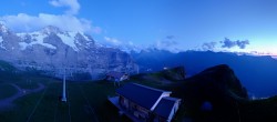 Archiv Foto Webcam Kleine Scheidegg-Lauberhorn, Grindelwald 21:00