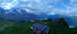 Archived image Webcam Top Station Lauberhorn, Grindelwald 01:00