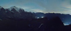 Archiv Foto Webcam Kleine Scheidegg-Lauberhorn, Grindelwald 23:00