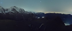 Archived image Webcam Top Station Lauberhorn, Grindelwald 01:00