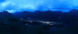 Archived image Webcam View from Kriegerhorn 22:00