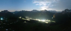 Archived image Webcam View from Kriegerhorn 20:00