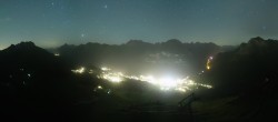 Archived image Webcam View from Kriegerhorn 23:00