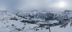 Archiv Foto Webcam Lech-Zürs: Kriegerhorn Panoramablick 09:00