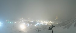 Archiv Foto Webcam Lech-Zürs: Kriegerhorn Panoramablick 23:00