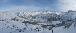 Archiv Foto Webcam Lech-Zürs: Kriegerhorn Panoramablick 13:00