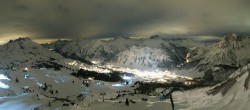 Archiv Foto Webcam Lech-Zürs: Kriegerhorn Panoramablick 21:00