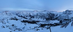 Archiv Foto Webcam Lech-Zürs: Kriegerhorn Panoramablick 15:00