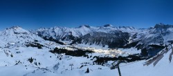 Archiv Foto Webcam Lech-Zürs: Kriegerhorn Panoramablick 01:00