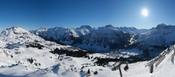 Archiv Foto Webcam Lech-Zürs: Kriegerhorn Panoramablick 09:00