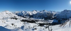 Archiv Foto Webcam Lech-Zürs: Kriegerhorn Panoramablick 11:00