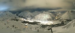 Archiv Foto Webcam Lech-Zürs: Kriegerhorn Panoramablick 23:00