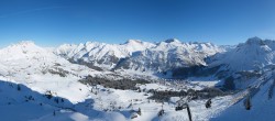 Archiv Foto Webcam Lech-Zürs: Kriegerhorn Panoramablick 13:00