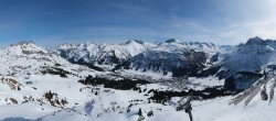 Archiv Foto Webcam Lech-Zürs: Kriegerhorn Panoramablick 11:00