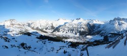 Archiv Foto Webcam Lech-Zürs: Kriegerhorn Panoramablick 15:00