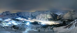 Archiv Foto Webcam Lech-Zürs: Kriegerhorn Panoramablick 21:00