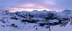 Archiv Foto Webcam Lech-Zürs: Kriegerhorn Panoramablick 06:00