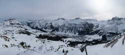 Archiv Foto Webcam Lech-Zürs: Kriegerhorn Panoramablick 09:00