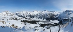 Archiv Foto Webcam Lech-Zürs: Kriegerhorn Panoramablick 13:00