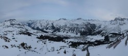 Archiv Foto Webcam Lech-Zürs: Kriegerhorn Panoramablick 15:00