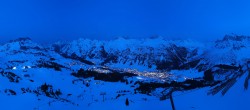 Archiv Foto Webcam Lech-Zürs: Kriegerhorn Panoramablick 17:00