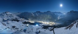 Archiv Foto Webcam Lech-Zürs: Kriegerhorn Panoramablick 19:00