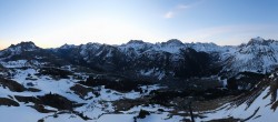 Archiv Foto Webcam Lech-Zürs: Kriegerhorn Panoramablick 00:00
