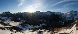 Archiv Foto Webcam Lech-Zürs: Kriegerhorn Panoramablick 01:00