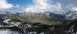 Archiv Foto Webcam Lech-Zürs: Kriegerhorn Panoramablick 17:00