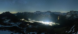 Archiv Foto Webcam Lech-Zürs: Kriegerhorn Panoramablick 23:00
