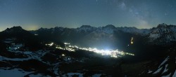 Archiv Foto Webcam Lech-Zürs: Kriegerhorn Panoramablick 01:00