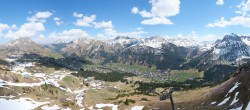 Archiv Foto Webcam Lech-Zürs: Kriegerhorn Panoramablick 13:00